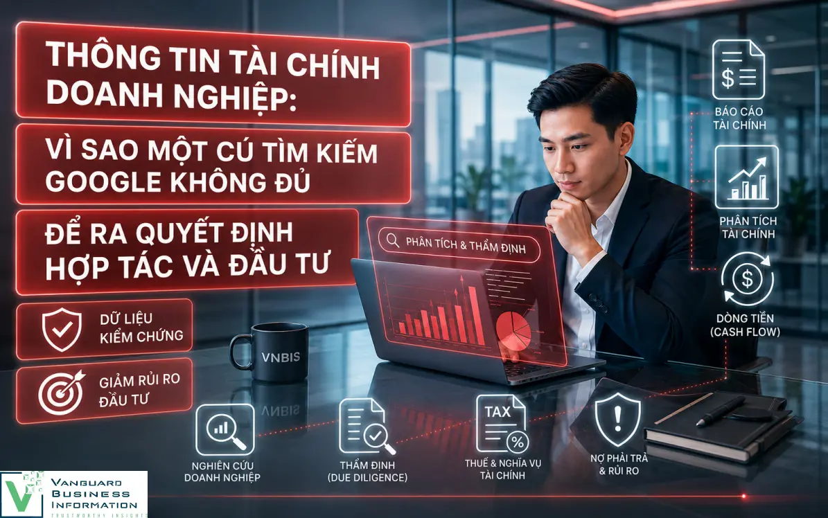 Thông tin tài chính doanh nghiệp: Vì sao một cú tìm kiếm Google không đủ để ra quyết định hợp tác và đầu tư