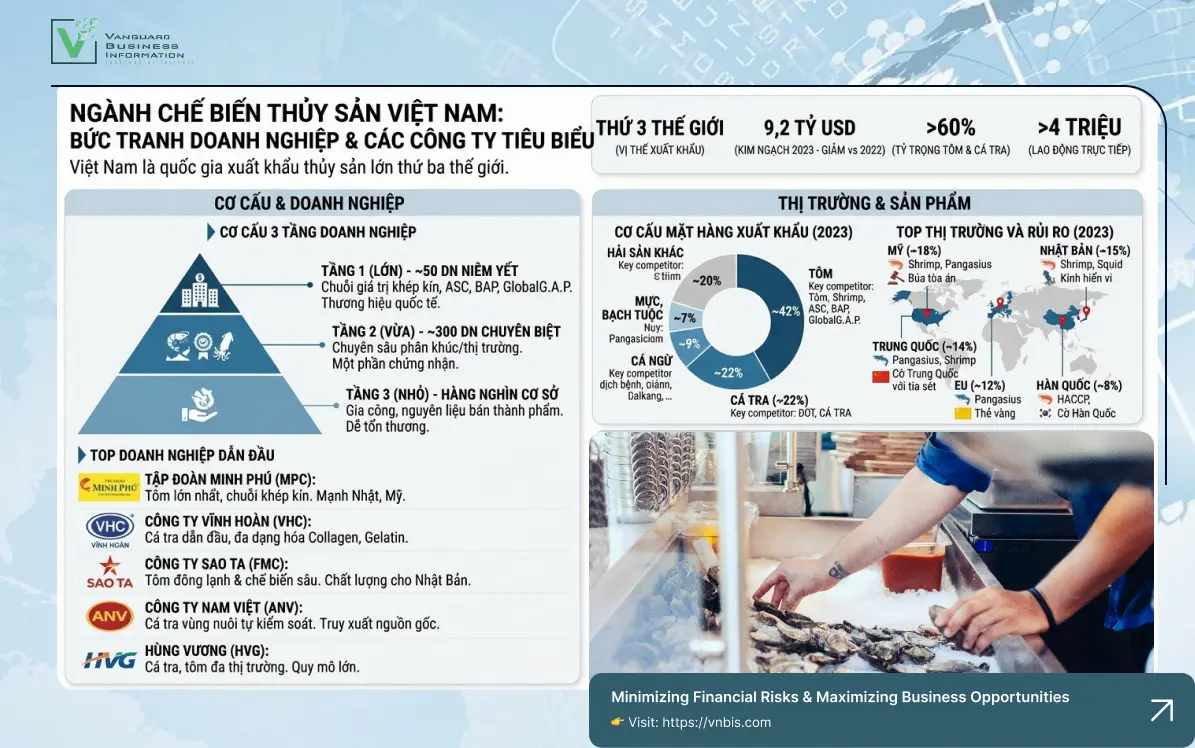 NGÀNH CHẾ BIẾN THỦY SẢN VIỆT NAM Bức Tranh Doanh Nghiệp và Các Công Ty Tiêu Biểu